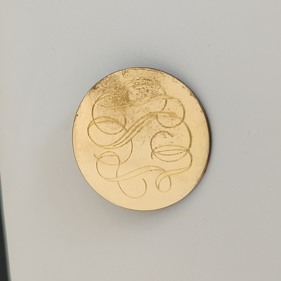 12k GF Lestage Vintage Monogram Brooch LSB - Picture 3 of 8